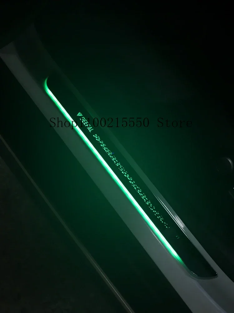 For Changan Deepal SL03 S07 2022 2023 Led Door Sill Scuff Plate Guards USB Charging Car Styling Exterior Accessories