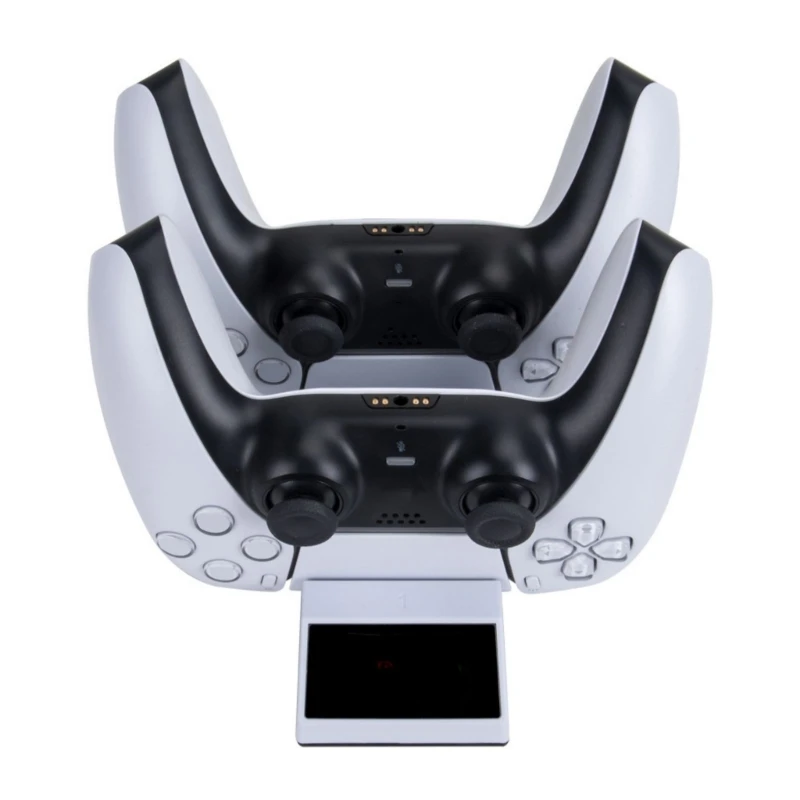 Duas estações carregamento com carregamento rápido 2 1 incluído indicadores LED transparentes