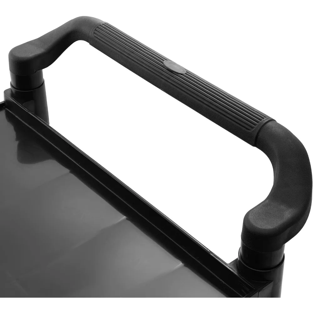 Robuster Mehrzweckwagen mit 3 Ablagen und Rädern, 40,25 x 38,5 für den robusten Einsatz