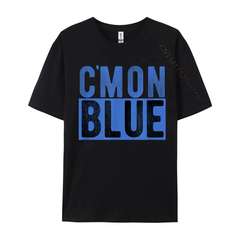 Cmon Come On Blue Umpire Baseball Fan Lover Classic Cotton Male Tops Shirts Comfortable T-Shirt Customized Tee-Shirt Fashion