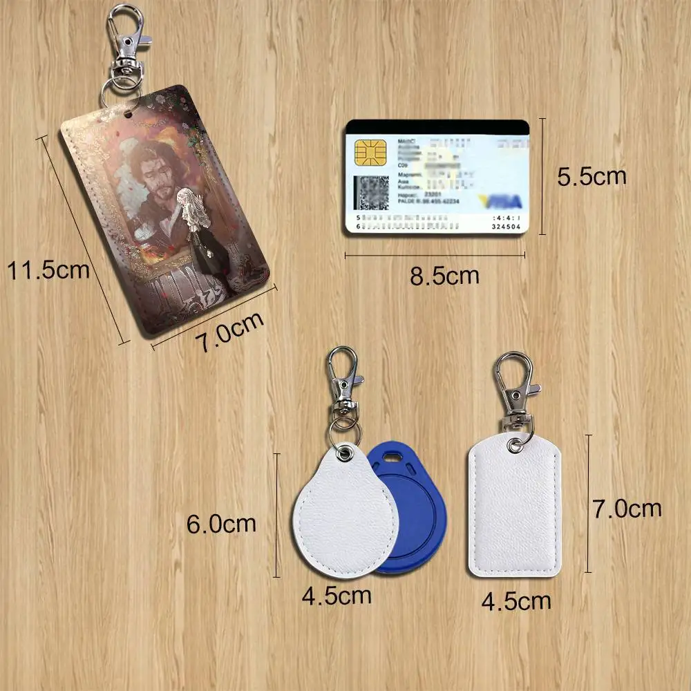 Expedition 33 Clair Obscur E33 Holder For Bank Business Work Card Holder Student Card Case Bus Card Keychain