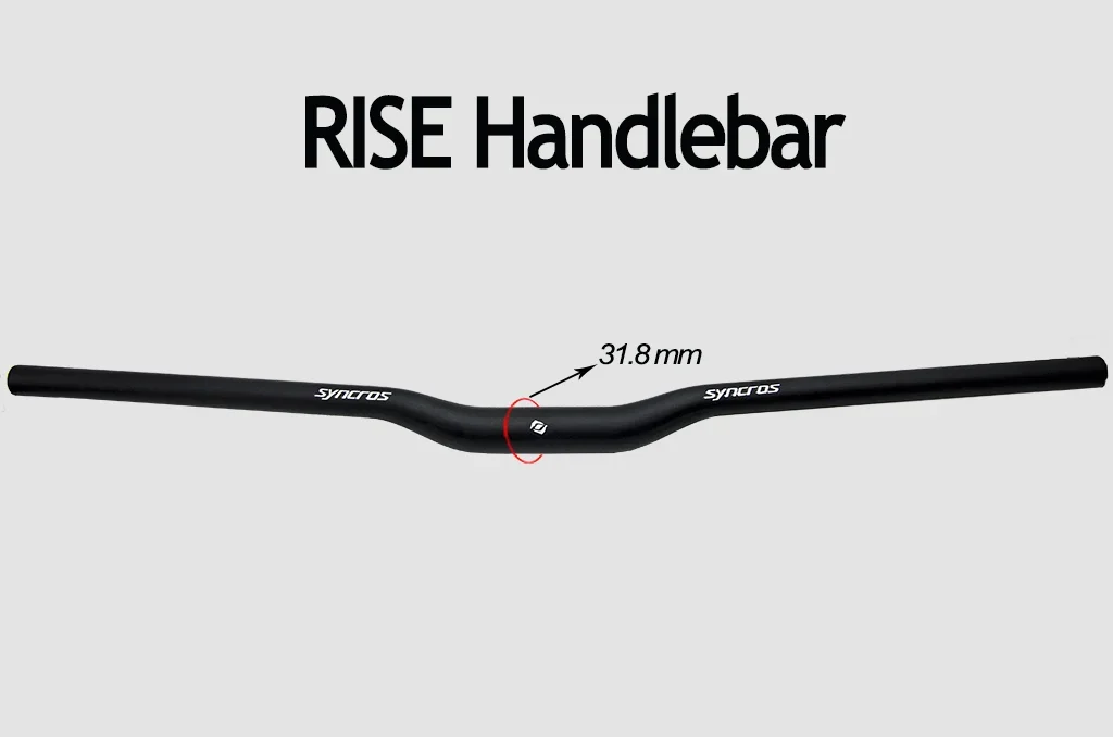 متوافق مع الدراجة الجبلية SYNC ROS 31.8 مم خفيفة للغاية ومقبض من ألياف الكربون بالكامل، مناسبة للدراجات الجبلية، BMX، اليد العلوية #5