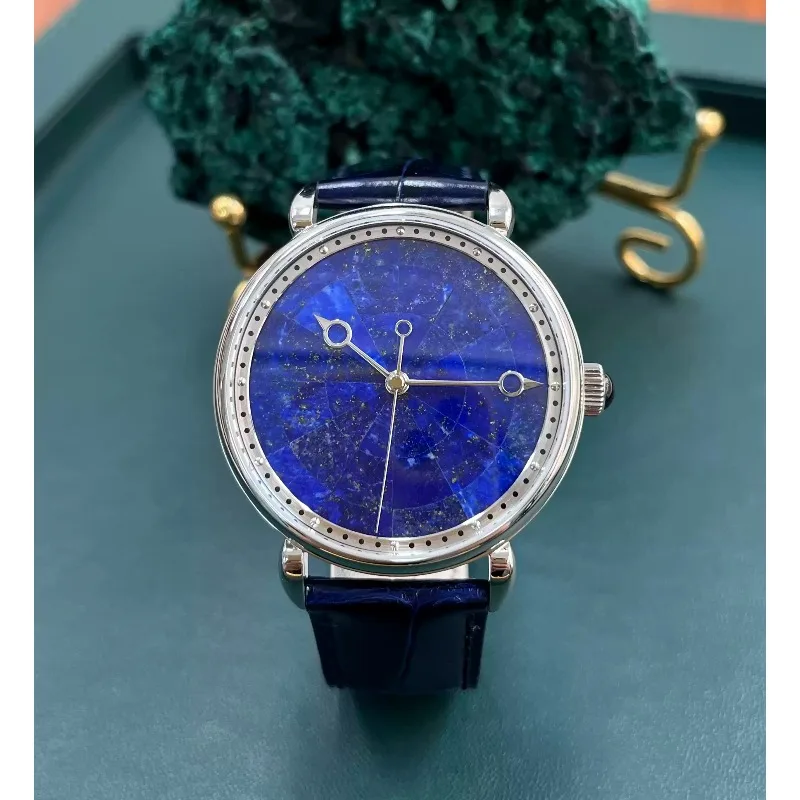 Watch Natural Lapis Lazuli Limited Edition Waterproof Automatic Mechanical Men's Watch S2488