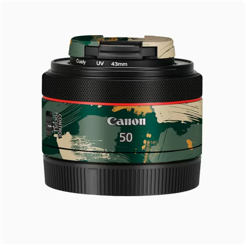 For Canon RF 50mm F1.8 STM Decal Skin Vinyl Wrap Film Camera Lens Body Protective Sticker Protector Coat RF50MM 50 1.8 F/1.8 STM