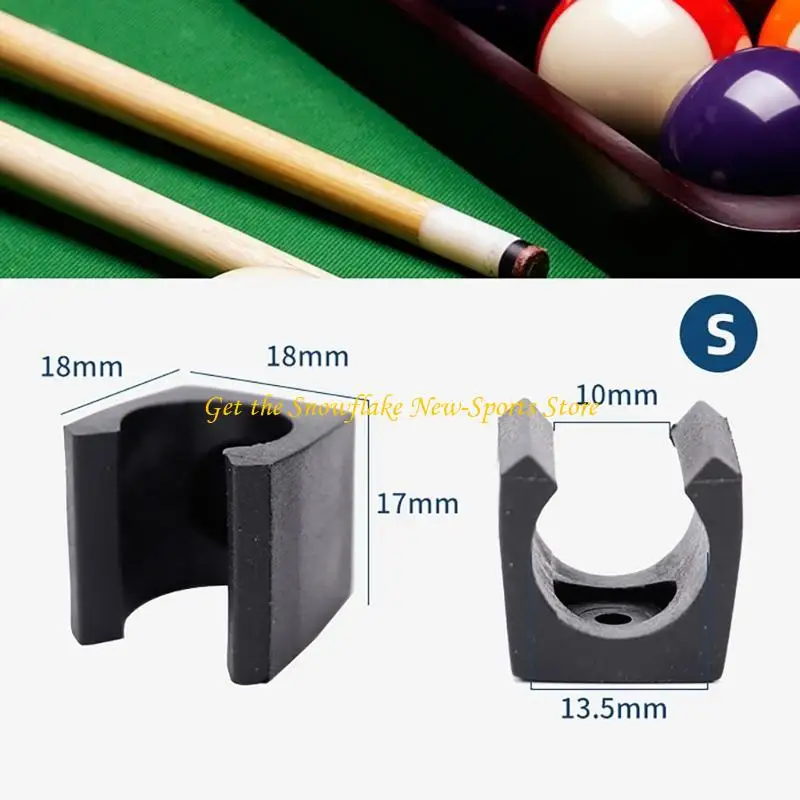

E56D 20Pcs Fishing Rod Holder Clips Billiards Pool Cue Clips Plastic Fishing Rod Clip