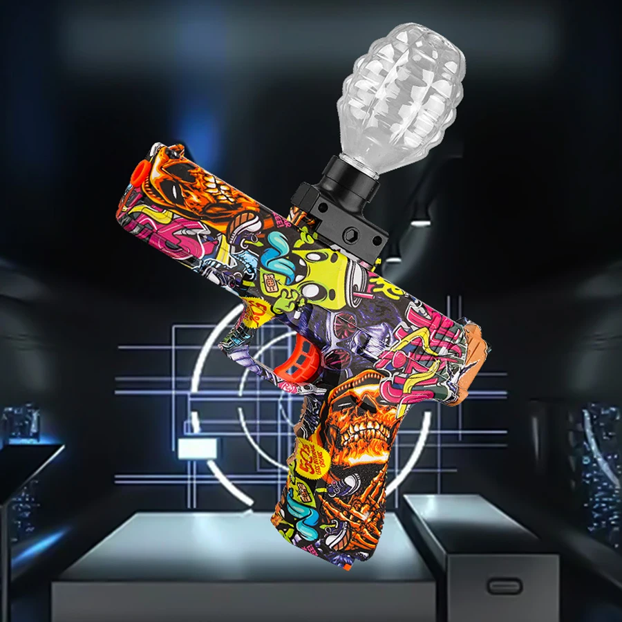 3,7 V elektrisch gelbal speelgoedpistool zomer buiten ouder-kind teaminteractie meerdere huidopties beschikbaar