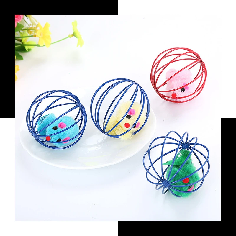 Interactive Colorful Fun Bell Mouse Engaging Stimulating Teaser Toy Bonding With Your Cat Popular In-demand Durable Cat Toys