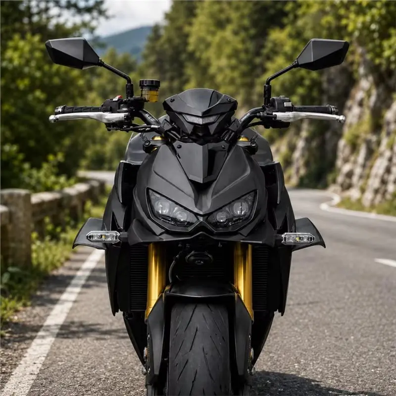 Front Spoiler Downforce Winglets Fairing Kit For Kawasaki Z1100/Z1100 SE 2026 Front Deflector Wings-L94A