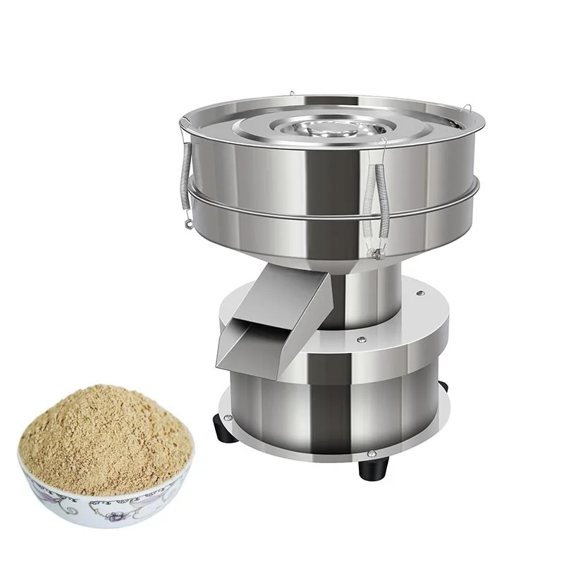 

Small Powder Vibrating Sieving Machine Electric Mechanical Sieve Shaker Stainless Steel Flour Screening Machine