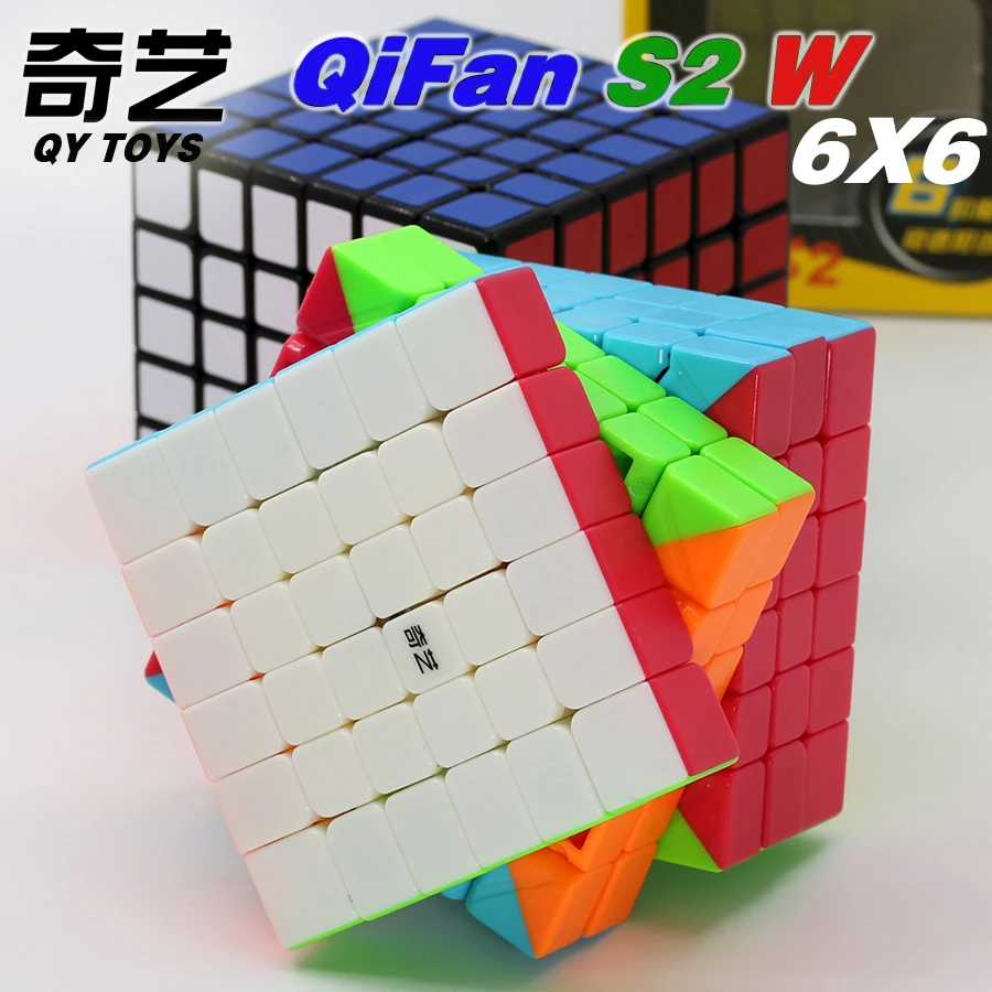 

QiYi XMD магический куб головоломка QiFan S 6x6x6 6x6 Профессиональный скоростной кубик магический образовательный твист Чемпион соревнование логика кубики