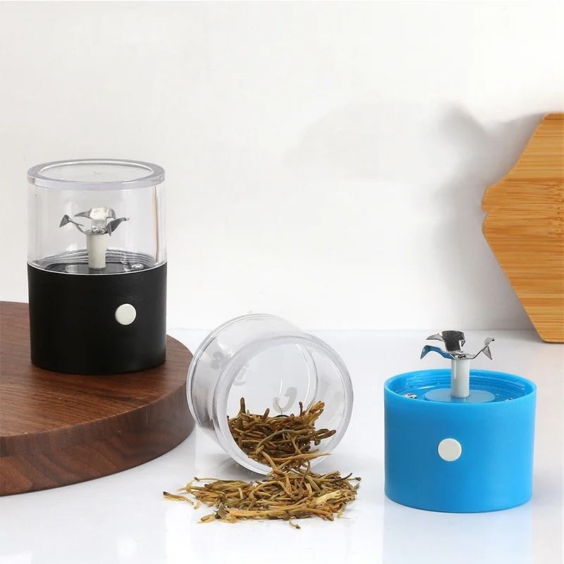 EVIL Portable Electric Cigarette Tobacco Grinder Small USB Rechargeable Dry Herb Grass Grinders for Smoking Pipe Accessories view 6