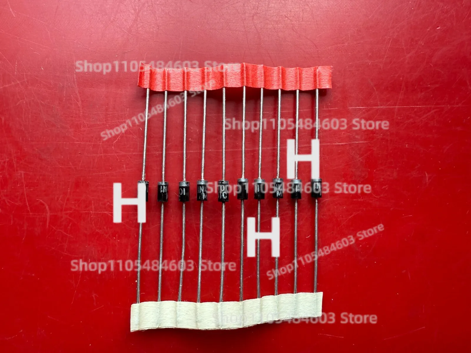 

10x 1N4001 FOR MICRO COMMERCIAL DIODE GEN PURPOSE 50V 1A DO41 IN4001