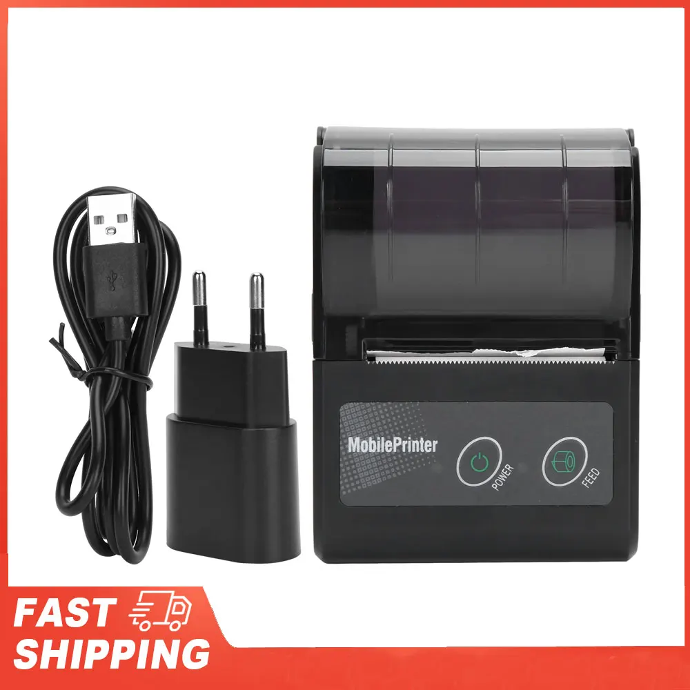 

Bluetooth Thermal Receipt Printer Portable Ticket Pass Bill Mini Label Machine Portable Thermal Receipt Printer
