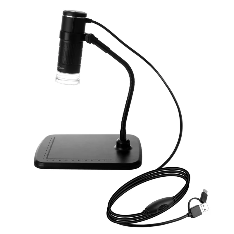 Magnification with Stand with 8 Adjustable LED Lights USB Microscope Camera TOP ones