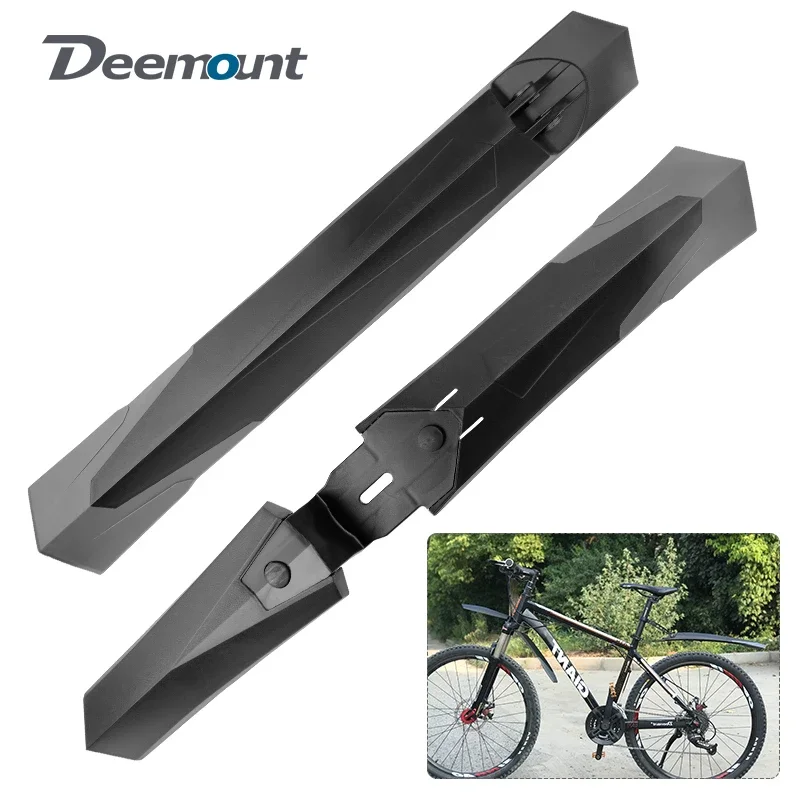 Deemount 1 Pair New Bicycle Mudguard Mountain 26 27.5 29 inch Bike Mud Wings Front/Rear Fender Quick Mount 27.2-34.9mm Seatpost