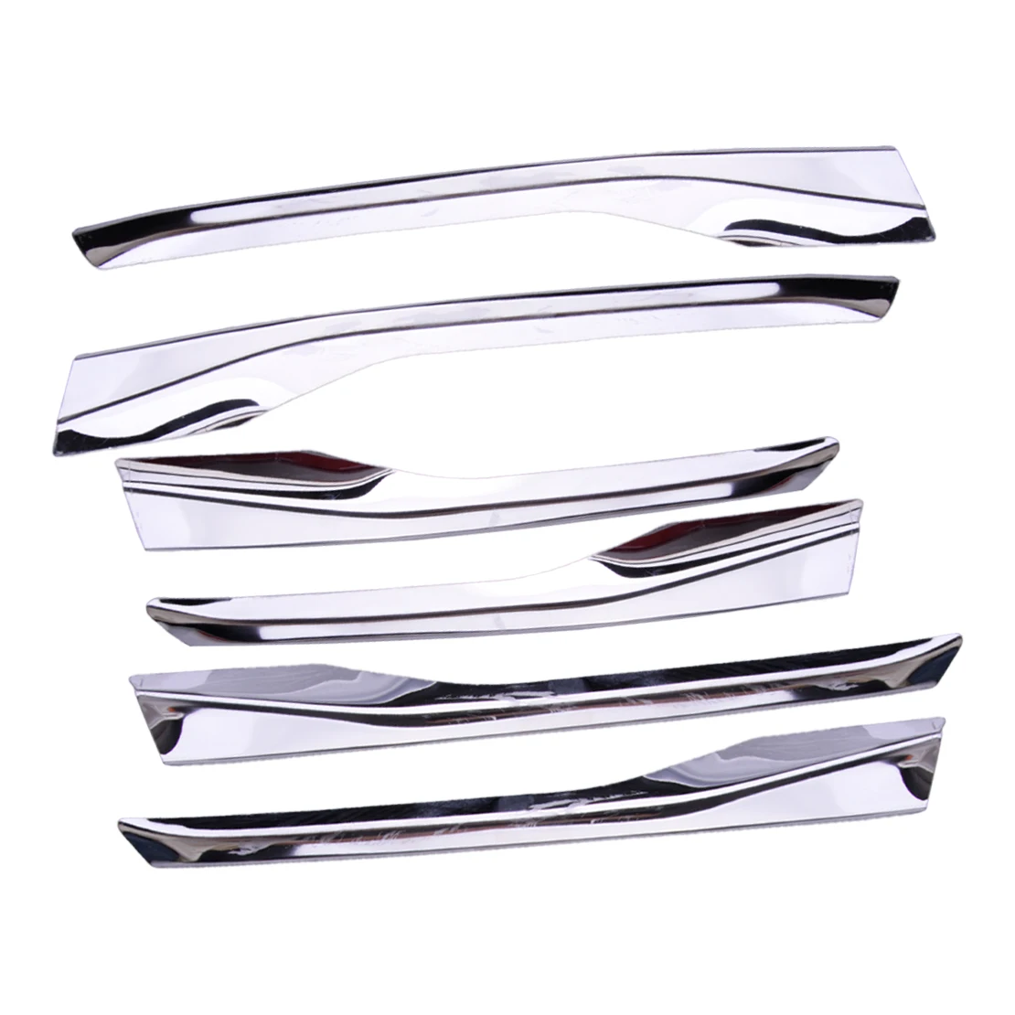 

6pcs Front Bumper Fog Light Bottom Strip Cover Fit for Cadillac XT5 2016 2017 2018 2019 2020 2021 2022 Silver Stainless Steel