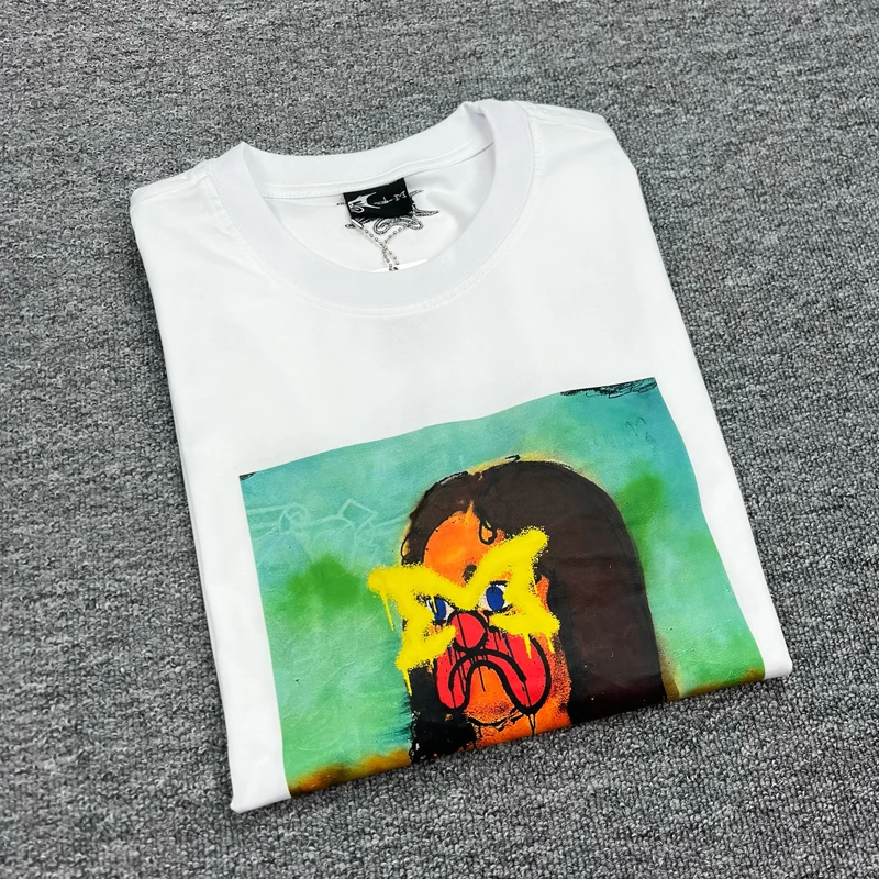 2026 Summer Casual Black White Mertra T-shirt Logo Pattern Graffiti Print Original Label High Quality T-shirt