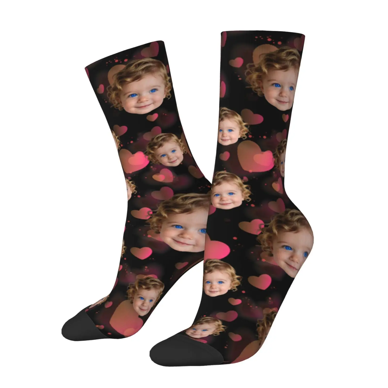 Custom avatar socks for men and women custom photo socks personalized picture socks photo socks personalized gifts view 3