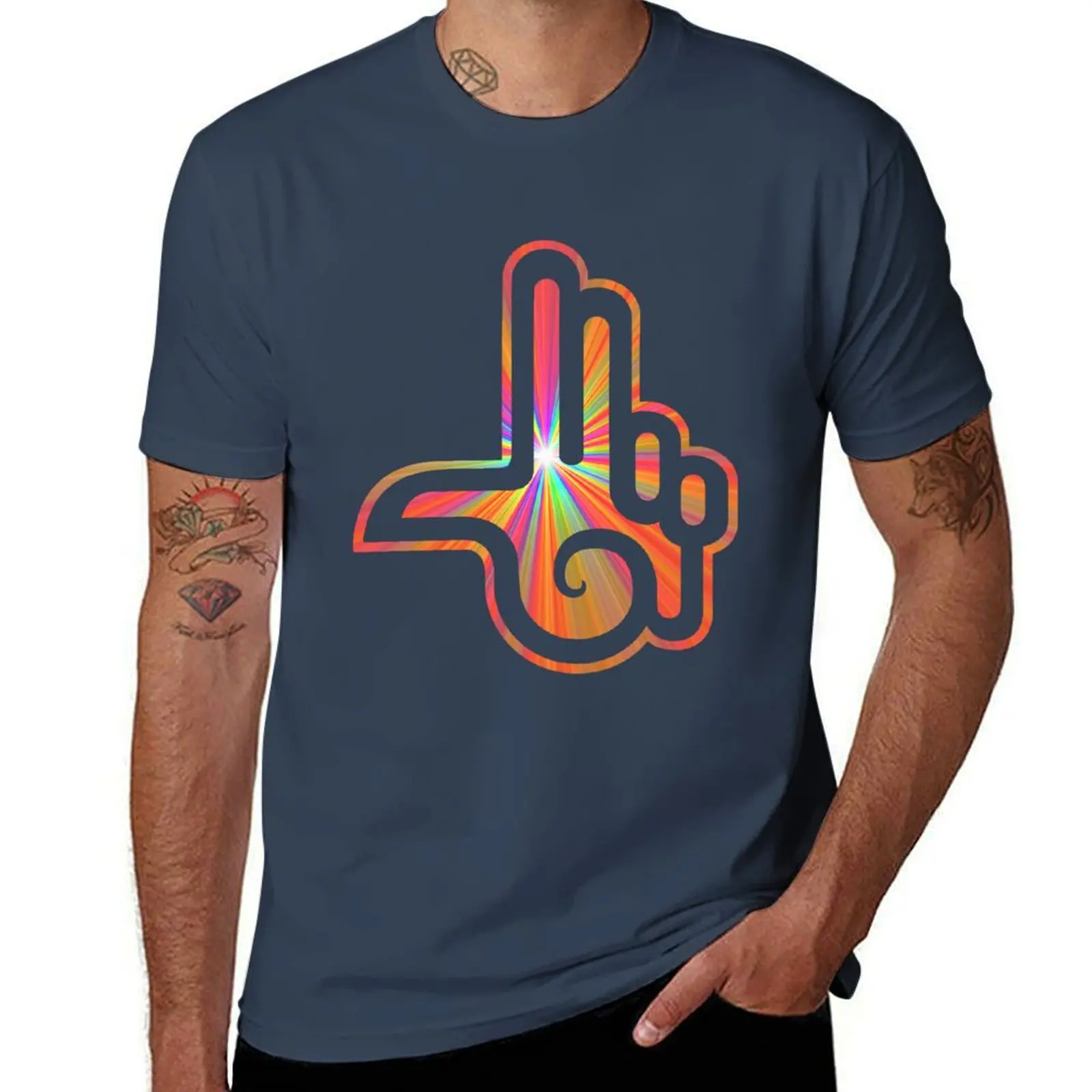 

Psychedelic Hands - Spiral Tribe - Logo T-Shirt cheap stuff blacks anime custom t-shirts t shirts for men pack