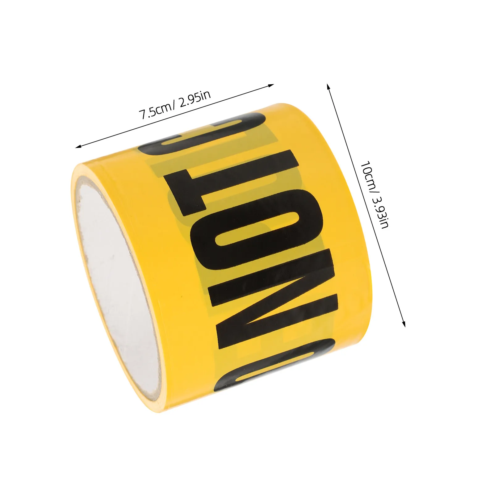 PVC Police Line Security Tape for Construction Safety Barricade Yellow Warning Caution Tape Roll Party Favors