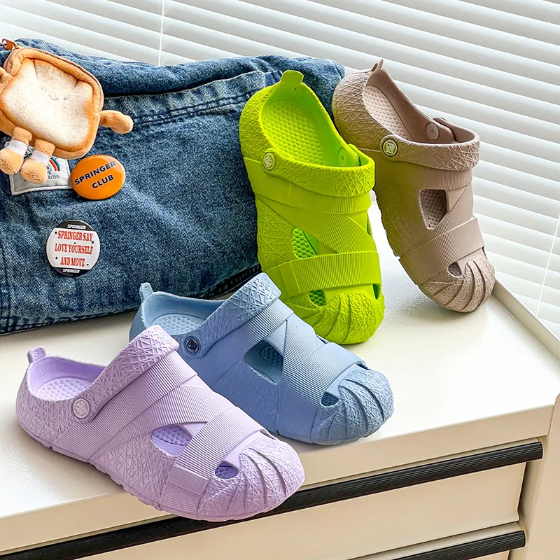 

Wholesale Fashion Street Sandals Outdoor Beach Slippers Antislip Thick EVA Soles Comfortable Slides Cool Shoes Light Weight Slip