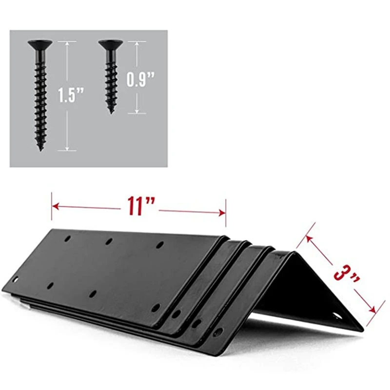 Raised Garden Bed Corner Brackets With Wood Screws For 20Inch-24Inch Bed For Vegetable Planter Garden Durable (4Pcs)