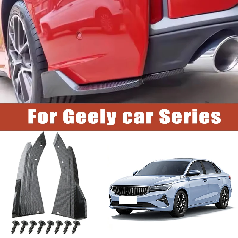 

Rear Bumper Spoiler Lip Splitter Diffuser Anti-Crash Winglet Car Mod For Geely Coolray Atlas Emgrand Okavango Tugella Azkarra