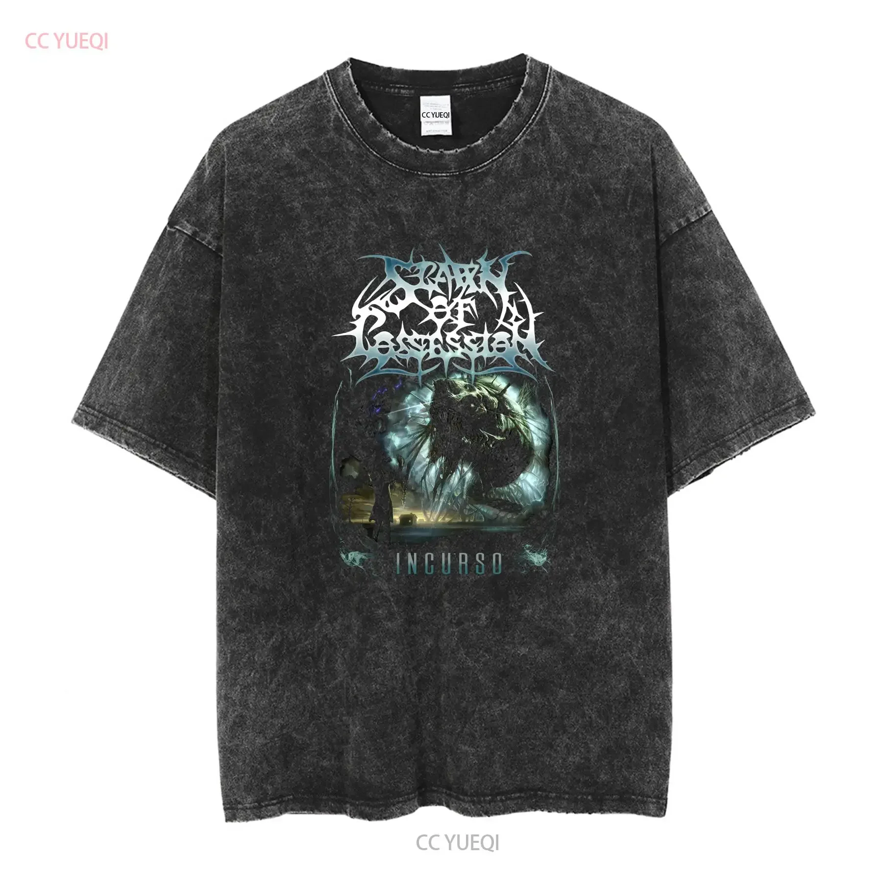 SPAWN OF POSSESSION Incurso T Shirt NEW Relapse Records TS4240 long or short sleeves vintage Washed Versatile Slightly Unisex