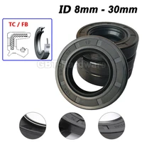 ID: 30 - 38 mm OD: 17 mm - 62 mm Altura: 5 mm - 12 mm TC/FB/TG4 Anillos de sello de aceite esqueleto NBR Sello de doble labio para eje de rotación