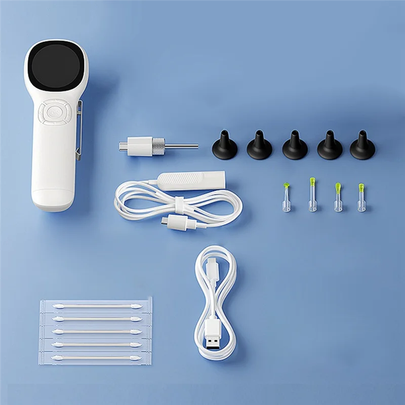 BHBD-أداة إزالة شمع الأذن كاميرا شمع الأذن 1.45 بوصة IPS 720P HD كاميرا الأذن البصرية الذكية