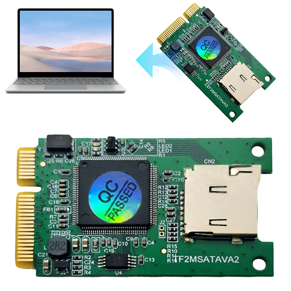 TF Card To MSATA Converter Adapter for Notebook High Speed SSD
