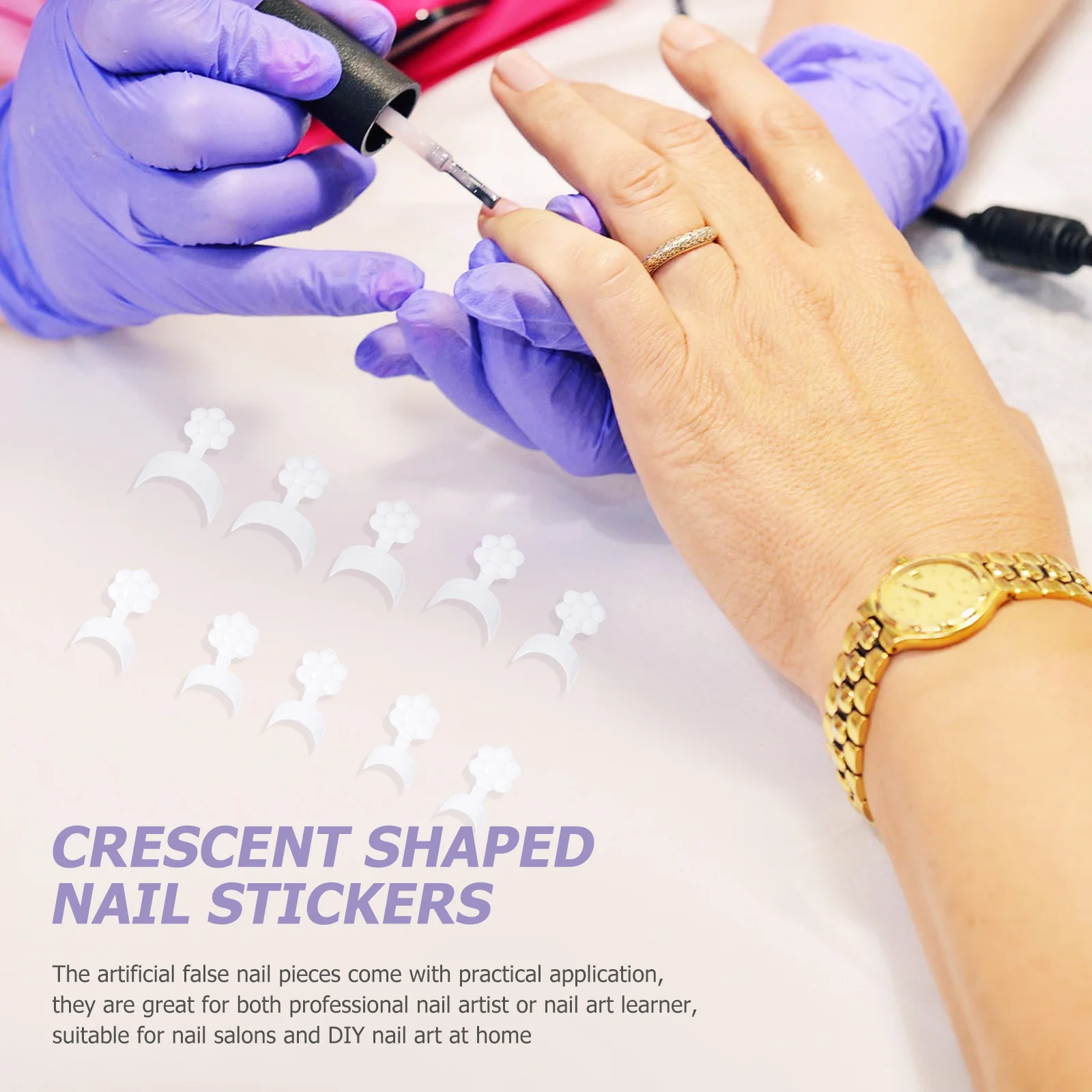 

1000pcs French Nail Tips Premium False Nails For Women Durable Manicure Pieces Lengthen Nails Diy Artificial Decor