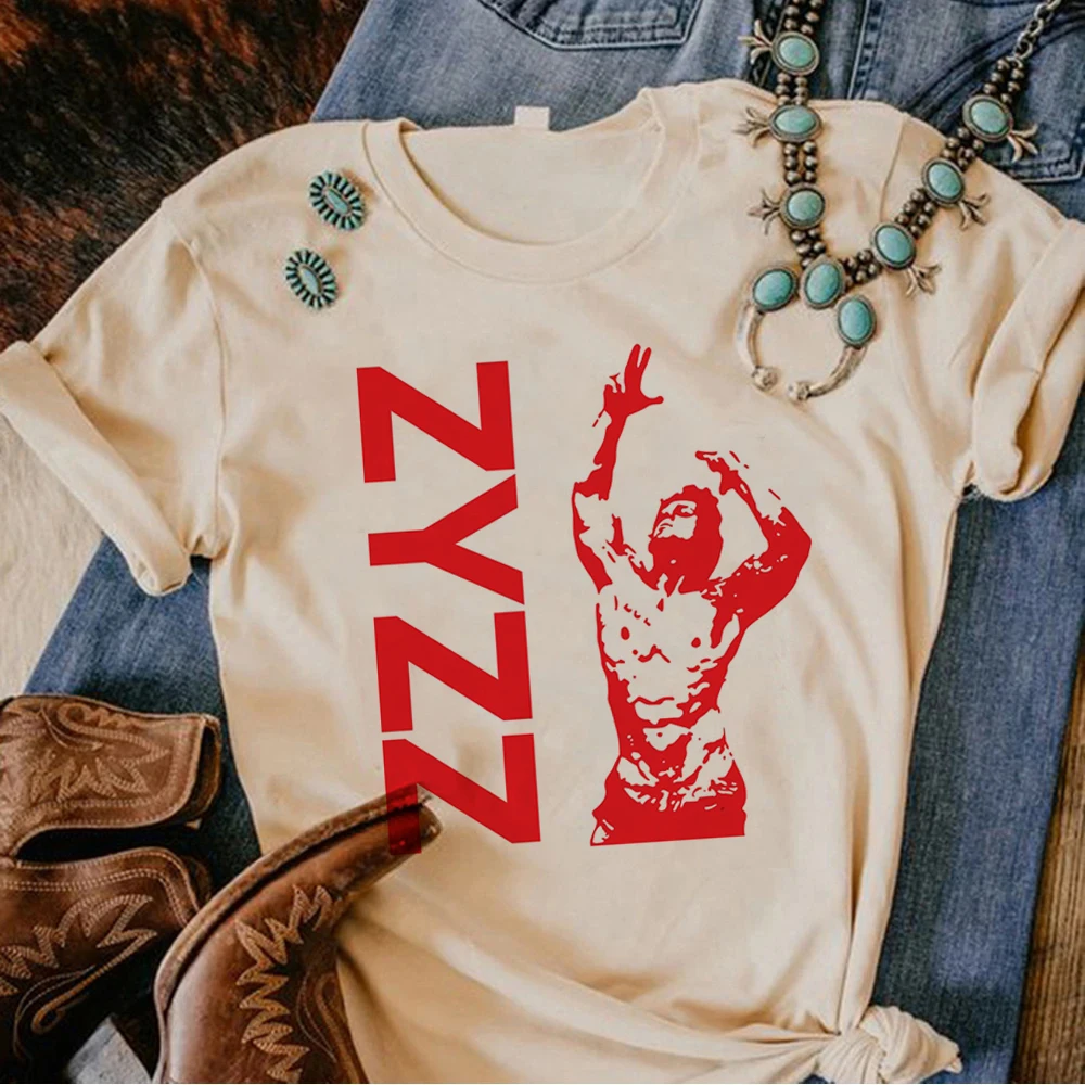 女性と女の子のためのzyzz Tシャツ,日本のアニメ服,原宿ストリートウェア