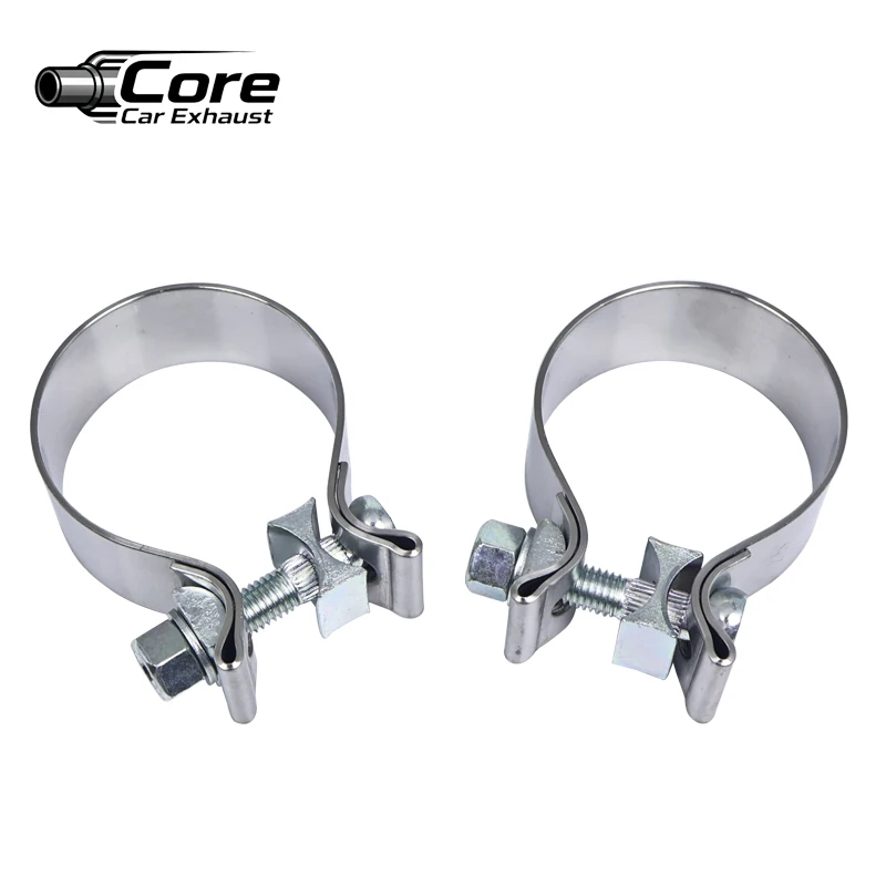 

Automobile Exhaust Pipe Universal Stainless Steel 304 Clamp, Strong Grip, Thickened Modified Exhaust Special