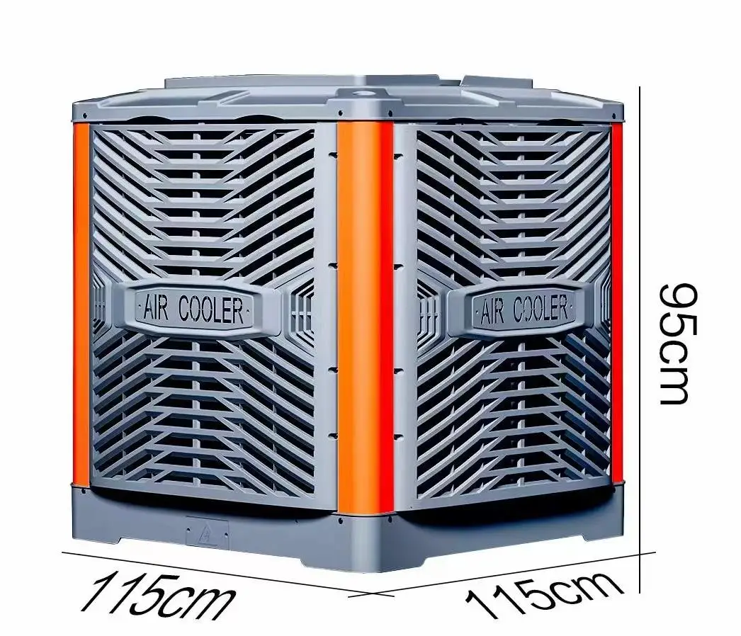 Manufacturer's Direct Sales of Wall Mounted Low Noise Industrial air Coolers Different Models and air Volume Duct Evaporative
