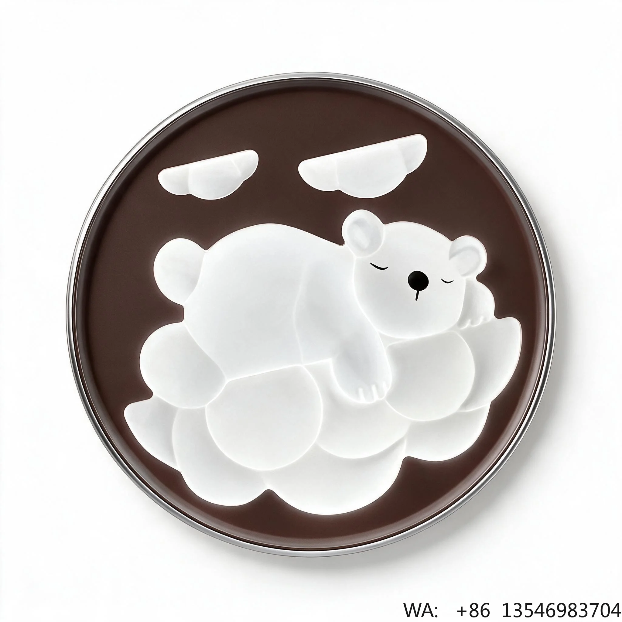 36WLED Ceiling Light for Children's Bedrooms Dimmable Fixture  Acrylic Shade