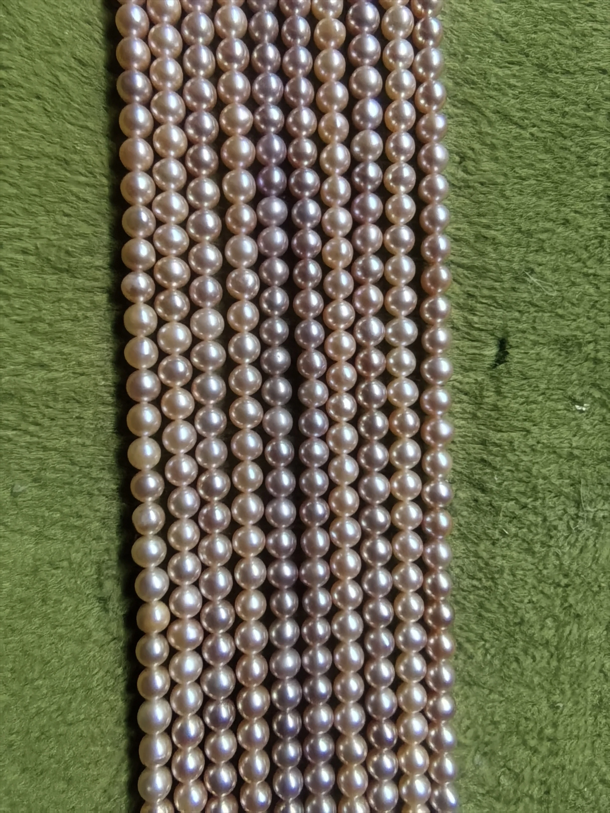 

Exquisite necklace AAAA grade 4-5mm natural South Sea pearl necklace 18 inch/925s