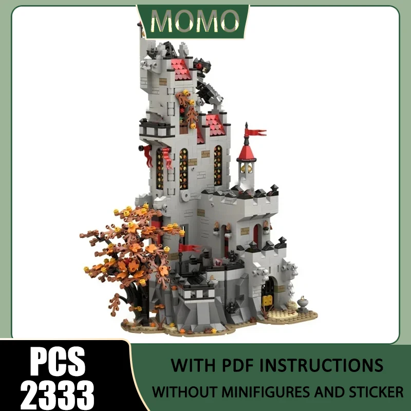 

Medieval Castle Model Moc Building Blocks Fright Knights Manor Model Technology Brick DIY Assembly Construction Toy Gifts