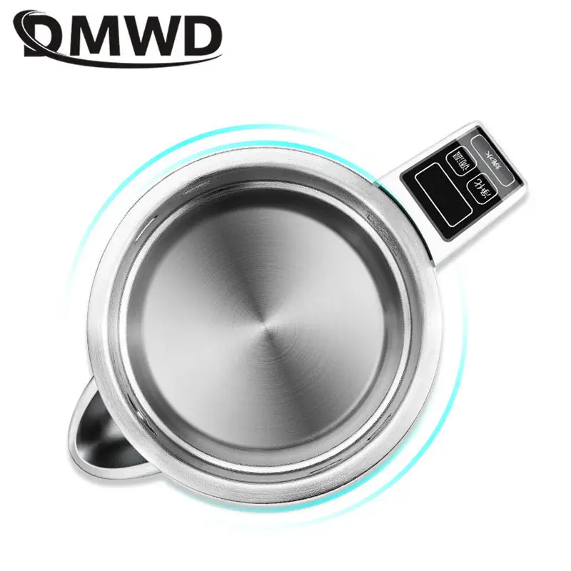 12V/24V Vehicle 1.2L Electric Kettle For Car Truck Stainless steel Seamless Liner Thermal Insulation Dechlorination Water Boiler