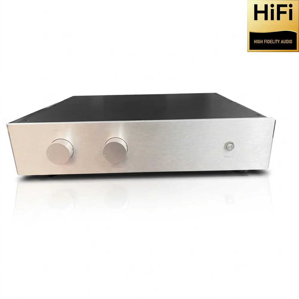 Referenzmodell FM300A: Hochleistungs-80W*2-Leistungsverstärker mit Vollaluminiumgehäuse für Regal- und Standlautsprecher