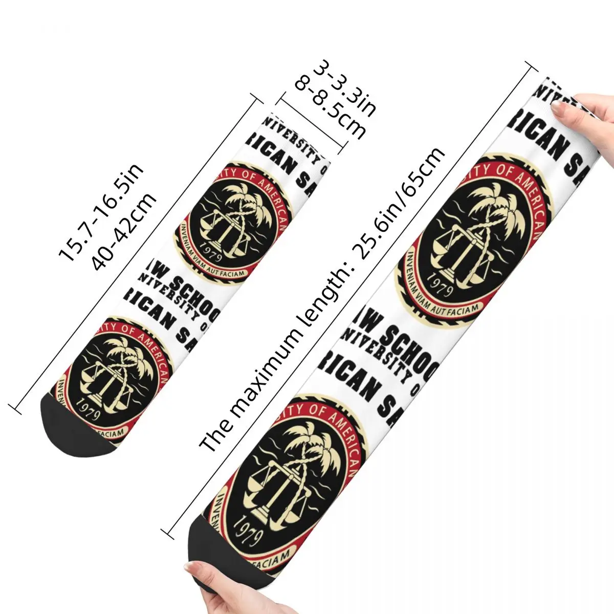 Funny Crazy compression Sign Sock for Men Hip Hop Vintage Better Call Sauls Happy Quality Pattern Printed Boys Crew Sock Novelty