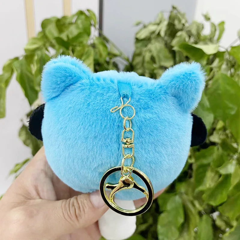 Kawaii para kuromio chaveiro de pelúcia saco charme brinquedo estatueta presente acessório do carro pingente casal chaveiro pingente