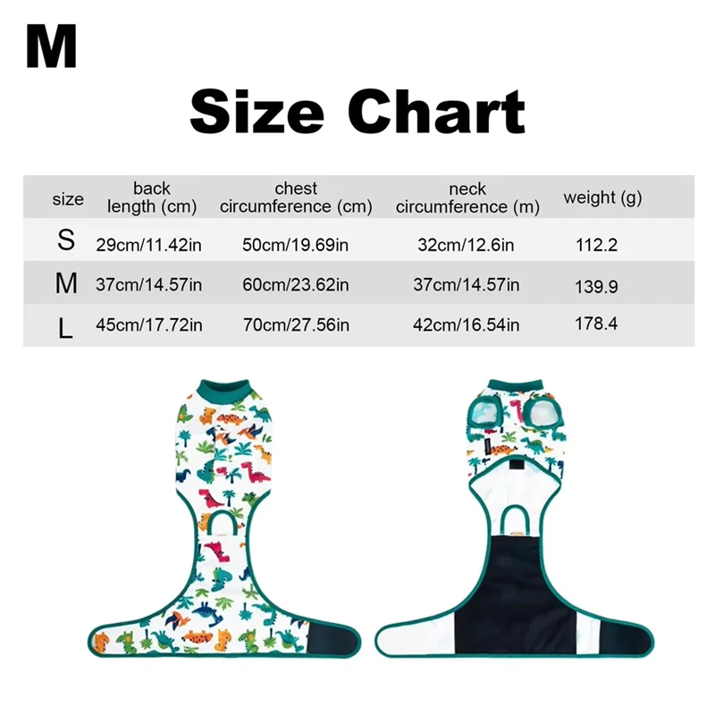 ABZL Dog Spay Recovery Suit Spay Suit For Female Dog Anti-Licking Protective Breathable Pet Outfit For Wound Care Apparel