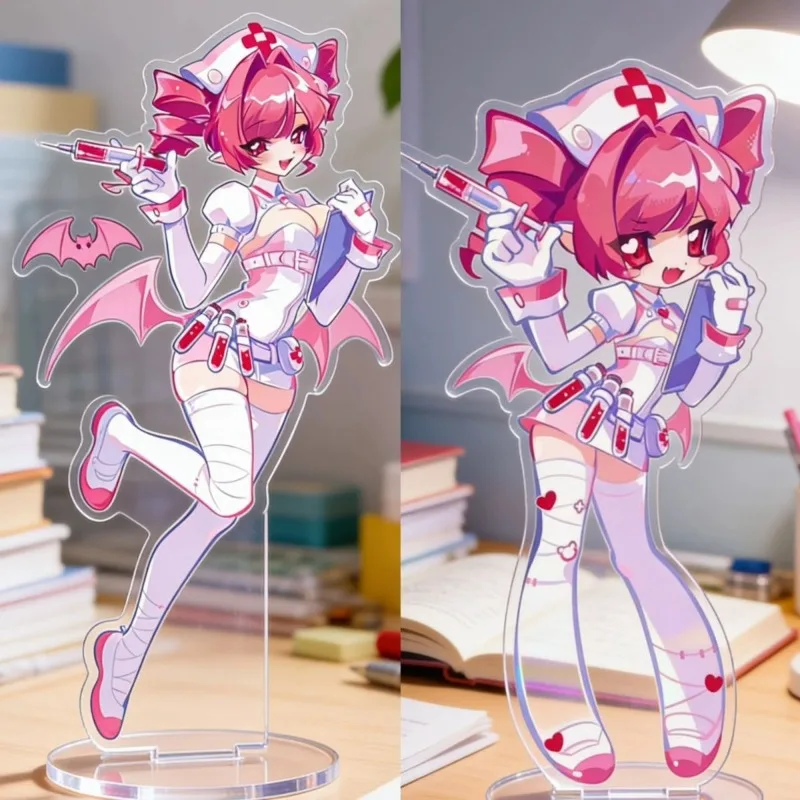 Llavero de Anime Buro Standing ‌ ‌ Muse Dash Llavero de acrílico con diseño de dibujos animados, creativo, Kawaii, para hombre y mujer, regalo de cosplay