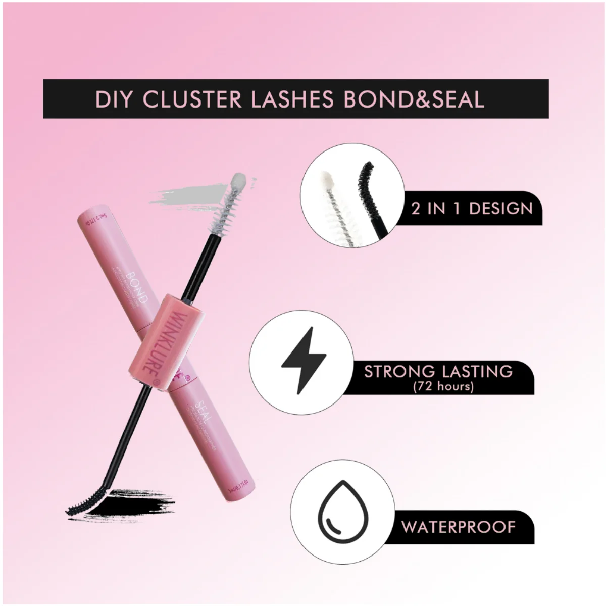 WINKLURE Fluffy Lash Clusters  - огляд і ціна Eyelash Extension Full Set