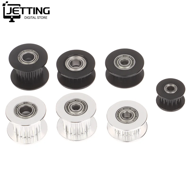 

Натяжной шкив ГРМ GT2, 16 зубьев, 20 зубьев, алюминиевые зубья 3/4/5 мм, ширина 6/10 мм для деталей 3D-принтера, ремень ГРМ