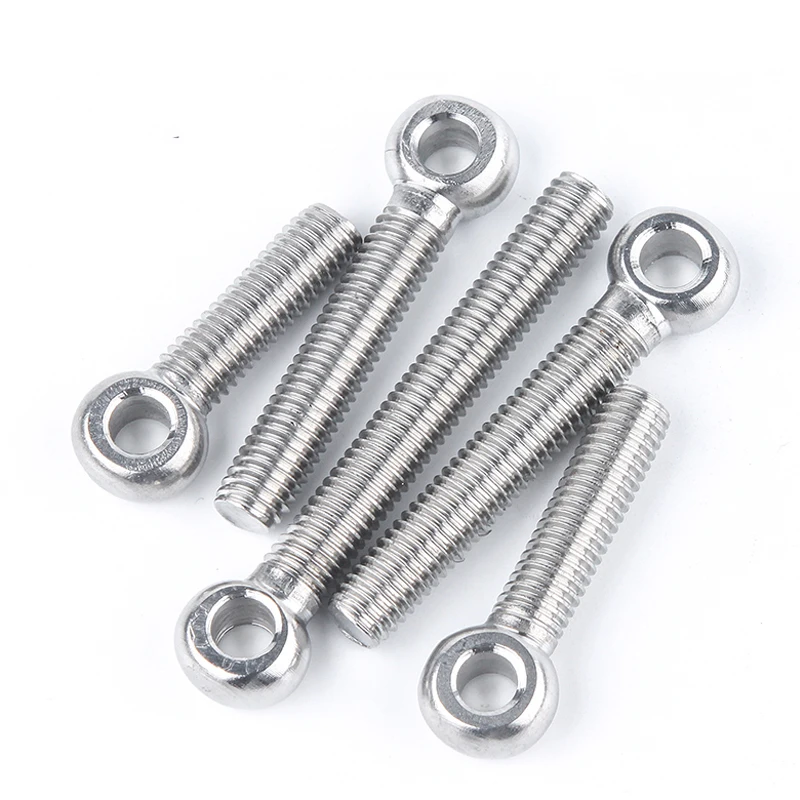 M8 M10 M12 304 Stainless Steel Eye S Fisheye With Holes Gb798 Eyelet Screw Stud Articulated Anchor Fasterners Bolt