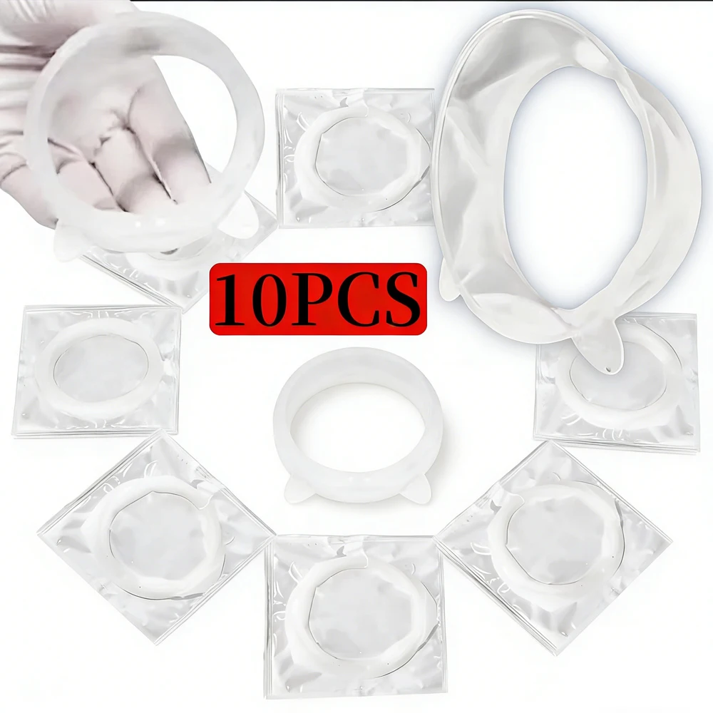 

10PCS Dental Mouth Opener 3D Oral Lip Cheek Retractor O-Shape Rubber Expander for Pediatric Dentistry Tools Set