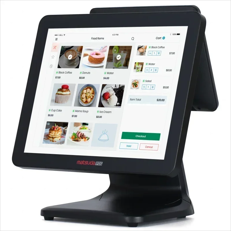 New Manufacturer 15" Catering POS Terminal 10 Capacitive Touch J4125 8GB 128GB Cash Register