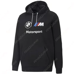 Msport BMW 블랙 후디, 남녀공용 코트, 스포츠웨어, 스트리트웨어, 후드 스웻셔츠, 풀오버, 운동복 의류